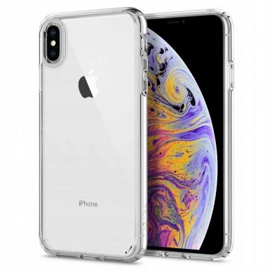 Iphone Xs Max DĖKLAS SPIGEN ULTRA HYBRID SKAIDRUS