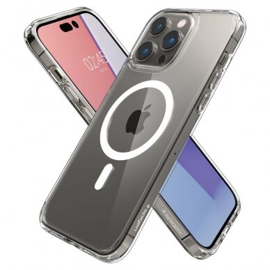 Dėklas Spigen ULTRA HYBRID MAG IPHONE 14 PRO MAX Baltas 4