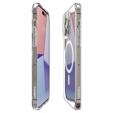 Dėklas Spigen ULTRA HYBRID MAG IPHONE 14 PRO MAX Baltas 5