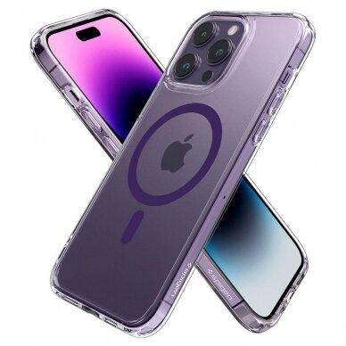 Dėklas Spigen ULTRA HYBRID MAG MAGSAFE IPHONE 14 PRO MAX Violetinis 6