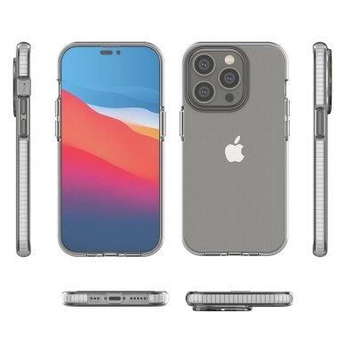 Dėklas Spring Case for iPhone 14 Pro juodas 1