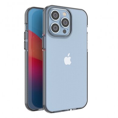 Dėklas Spring Case for iPhone 14 Pro Max juodas