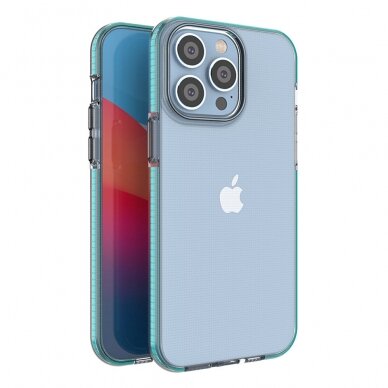 Dėklas Spring Case for iPhone 14 Pro Max šviesiai mėlynas