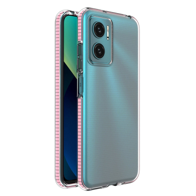 Dėklas Spring Case for Xiaomi Redmi Note 11E /Redmi 10 5G / Redmi 10 Prime+ 5G / Poco M4 5G Rožinis