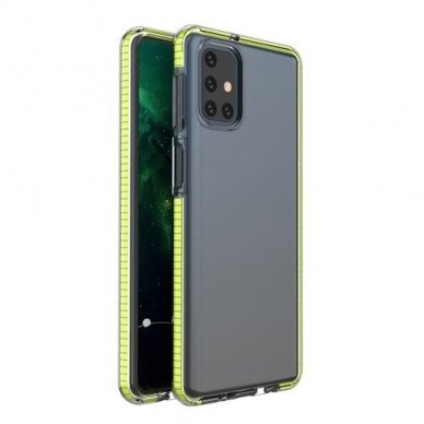 Dėklas Spring Case silikoninis Samsung Galaxy M51 geltonas UGLX912