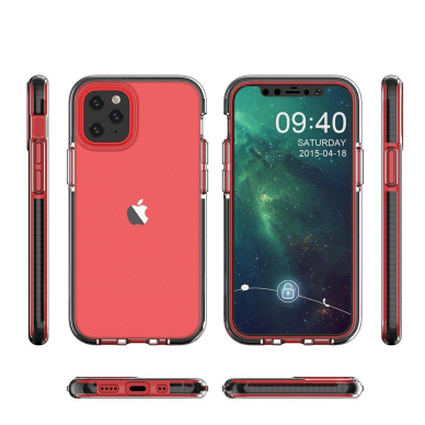 Dėklas Spring case TPU iPhone 13 Pro Mėlynais kraštais 1