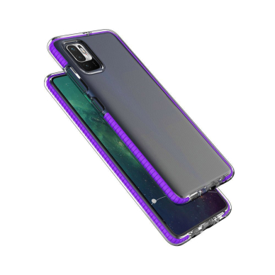 Dėklas Spring Case TPU Xiaomi Redmi Note 10 5G / Poco M3 Pro Juodais kraštais 3