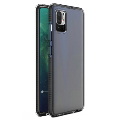 Dėklas Spring Case TPU Xiaomi Redmi Note 10 5G / Poco M3 Pro Juodais kraštais