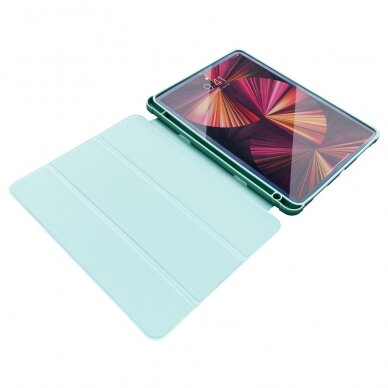 Dėklas Stand Tablet Smart Cover iPad Pro 12.9 2021 Žalias 5