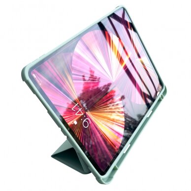 Dėklas Stand Tablet Smart Cover iPad Pro 12.9 2021/2020 Žalias 5