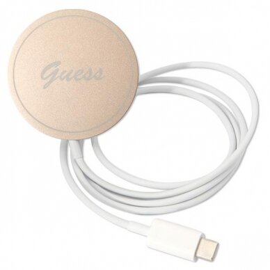 Iphone 11 Dėklas su pakrovėju Set Guess 4G Print MagSafe GUBPN61H4EACSK Juodas 7