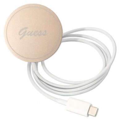 Dėklas su pakrovėju Set Guess 4G Print MagSafe GUBPP12MH4EACSK iPhone 12/12 Pro Juodas 7