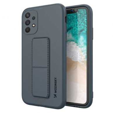 Samsung Galaxy A32 Dėklas su stovu Wozinsky Kickstand Case 4G tamsiai mėlynas