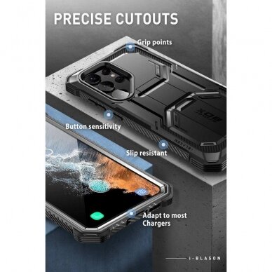 Dėklas Supcase IBLSN ARMORBOX 2-SET GALAXY S23 ULTRA Juodas 5