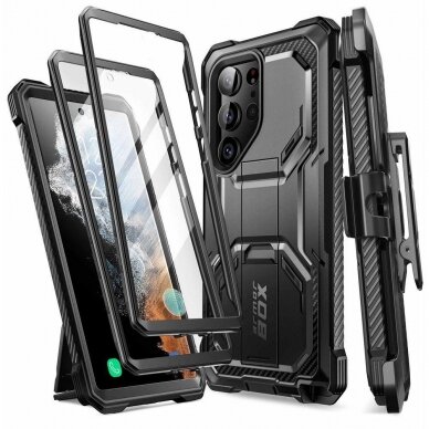 Dėklas Supcase IBLSN ARMORBOX 2-SET GALAXY S23 ULTRA Juodas