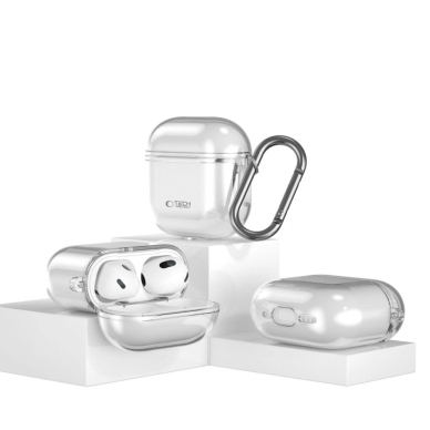 Dėklas Tech-Protect FLEXAir  Apple AirPods 4 - Skaidrus 2