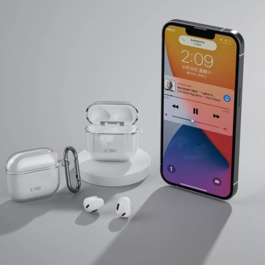 Dėklas Tech-Protect FLEXAir  Apple AirPods 4 - Skaidrus 4