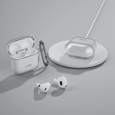 Dėklas Tech-Protect FLEXAir  Apple AirPods 4 - Skaidrus 6