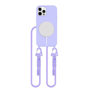 Dėklas Tech-Protect MagNecklace MagSafe  iPhone 12 / 12 Pro - Lavender