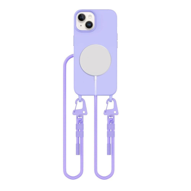 Dėklas Tech-Protect MagNecklace MagSafe iPhone 13 - Lavender