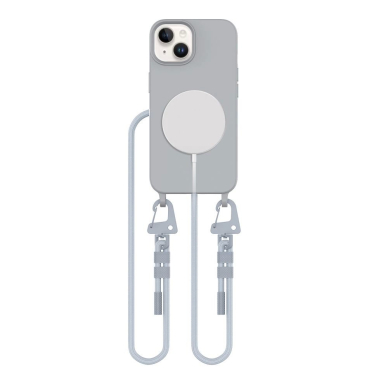 Dėklas Tech-Protect MagNecklace MagSafe iPhone 14 - Pilkas