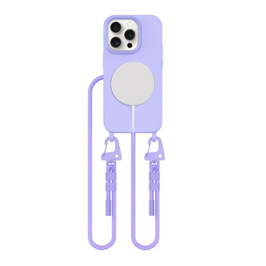 Dėklas Tech-Protect MagNecklace MagSafe iPhone 14 Pro - Lavender