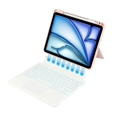 Dėklas Tech-Protect SC Mag Pen + Keyboard  Apple iPad Air 10.9&quot; 4 / 5th gen. (2020-2022) / 11&quot; 6th gen. (2024) - pink 3