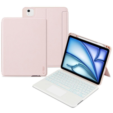 Dėklas Tech-Protect SC Mag Pen + Keyboard  Apple iPad Air 10.9&quot; 4 / 5th gen. (2020-2022) / 11&quot; 6th gen. (2024) - pink