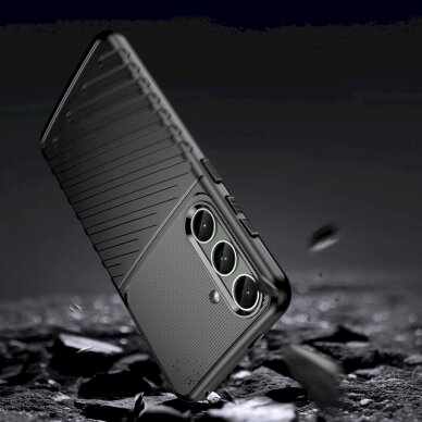 Dėklas Thunder Case armored case for Samsung Galaxy S24+ - Juodas 6