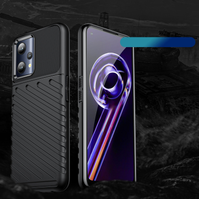 Dėklas Thunder Case armored Realme 9 Pro Juodas 1