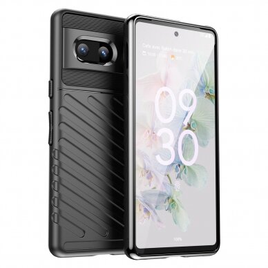 Dėklas Thunder Case flexible Google Pixel 7 Juodas 8