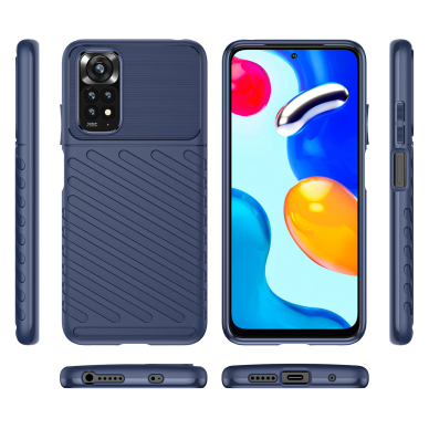 Dėklas Thunder Case Flexible Xiaomi Redmi Note 11 Pro + 5G / 11 Pro 5G / 11 Pro Mėlynas 7