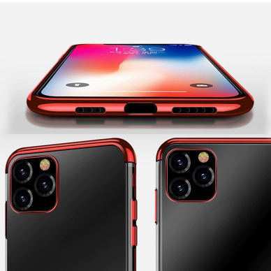 Dėklas TPU Electroplating Xiaomi Redmi Note 11 Pro + 5G / 11 Pro 5G / 11 Pro Juodais kraštais 9