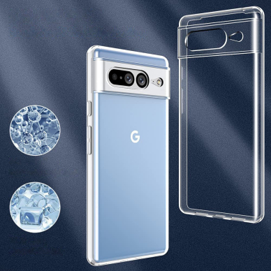 Dėklas Ultra Clear 0.5mm case for Google Pixel 7 Skaidrus 2