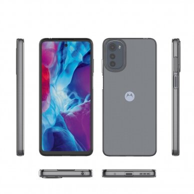 Dėklas Ultra Clear 0.5mm case for Motorola Moto E32 Skaidrus 2