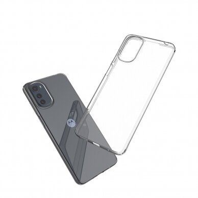 Dėklas Ultra Clear 0.5mm case for Motorola Moto E32 Skaidrus 5