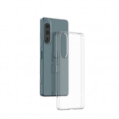 Dėklas Ultra Clear 0.5mm case for Sony Xperia 5 IV Skaidrus 4