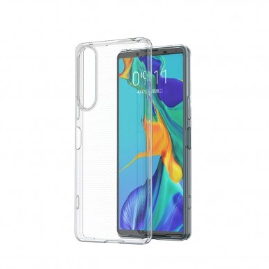 Dėklas Ultra Clear 0.5mm case for Sony Xperia 5 IV Skaidrus 5