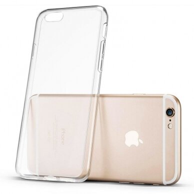 Dėklas Ultra Clear 0.5mm Case Gel TPU Huawei Y5 2018 Skaidrus