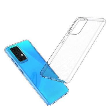 Akcija! Dėklas Ultra Clear 0.5mm Case Gel TPU Realme C21 Skaidrus 5