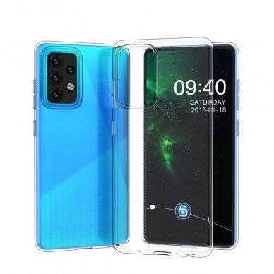 Akcija! Dėklas Ultra Clear 0.5mm Case Gel TPU Realme C21 Skaidrus 6