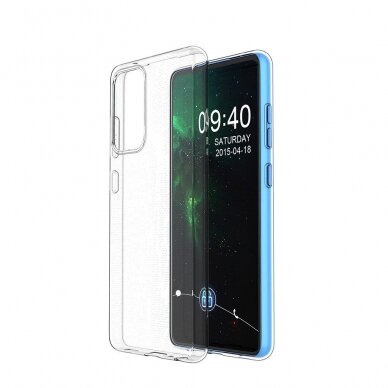 Akcija! Dėklas Ultra Clear 0.5mm Case Gel TPU Realme C21 Skaidrus 7