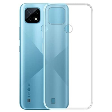 Dėklas Ultra Clear 0.5mm Case Gel TPU Realme C21 Skaidrus