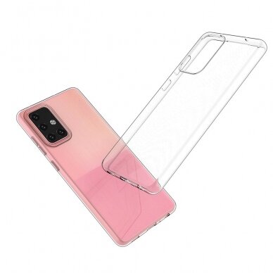 Samsung Galaxy A72 Dėklas Ultra Clear 0.5mm Case Gel TPU skaidrus 5