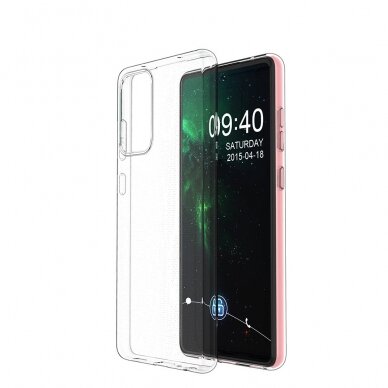 Samsung Galaxy A72 Dėklas Ultra Clear 0.5mm Case Gel TPU skaidrus 6