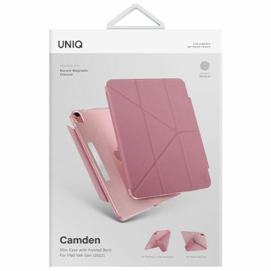 Dėklas Uniq Camden iPad 10 gen. (2022) Rožinis 6