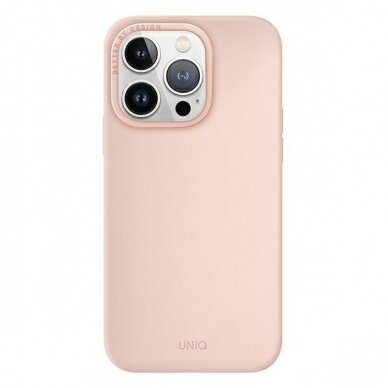 Dėklas Uniq case Lino Hue iPhone 14 Pro Max Rožinis 1