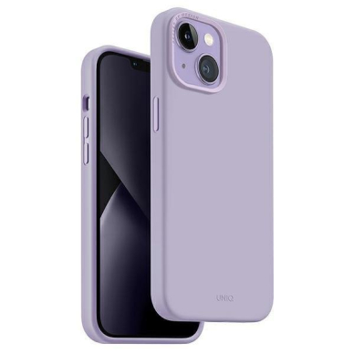 Dėklas Uniq case Lino iPhone 14 Plus Purpurinis