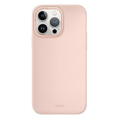 Dėklas Uniq case Lino iPhone 14 Pro Rožinis 1