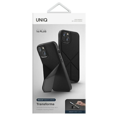 Dėklas Uniq case Transforma iPhone 14 Plus Magclick Charging Juodas 13